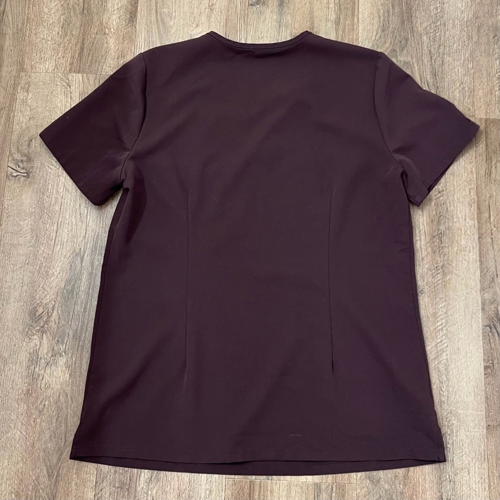 Catarina One-Pocket Scrub Top Brown V-Neck Short Sleeve FW1000 Size Small - Picture 2 of 10